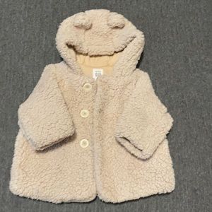 Infant Sherpa coat with ears